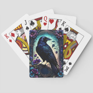 Baralho Moonlit Raven Suite de Noiva Floral Gótica.