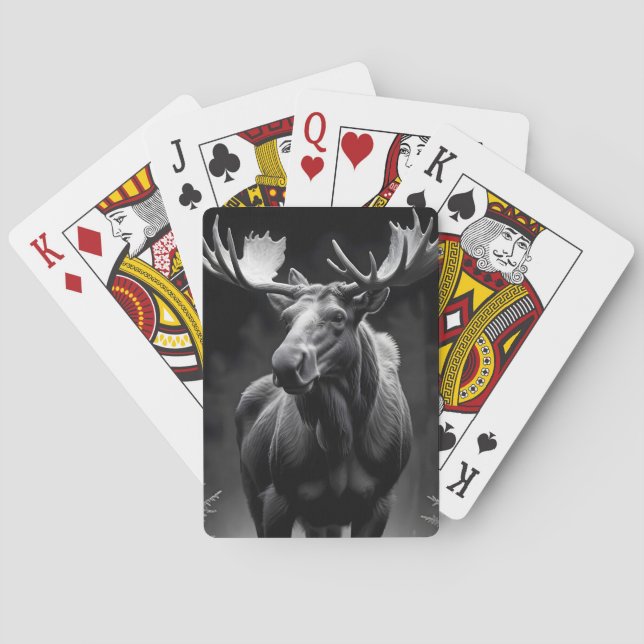 Baralho Moose Wildlife Majexpressa Poster (Verso)