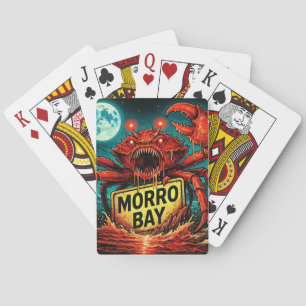 BARALHO MORRO BAY, CALIFÓRNIA JOGANDO CARTÕES.