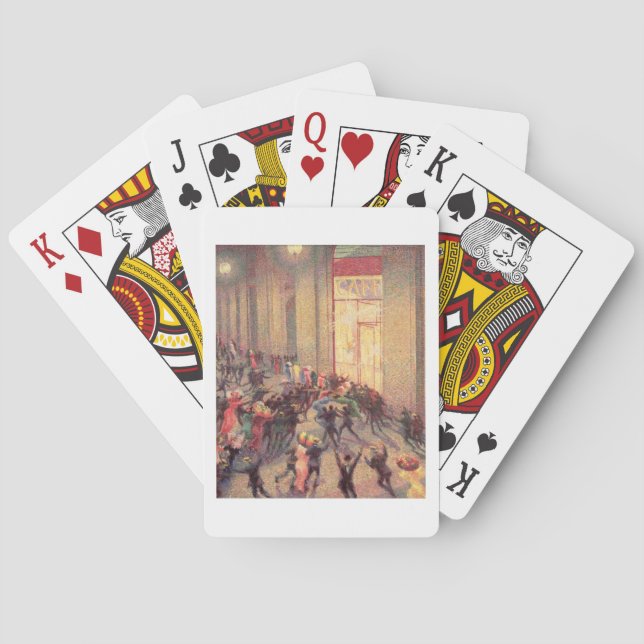 Baralho Motim na galeria, 1909 (óleo em canvas) (Verso)