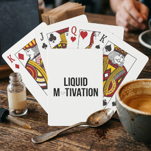 Baralho Motivação Líquida Viciado em Cafeína Moderno