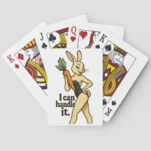 Motivational Bunny Playing Cards – “I Can Handle