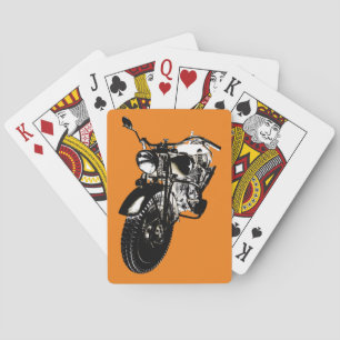 Baralho Motocicleta das forças armadas dos anos 40 do