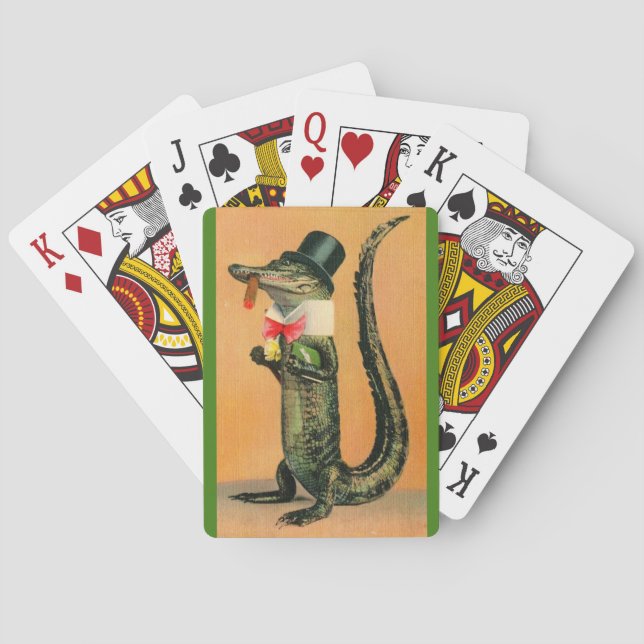 Baralho Mr. Alligator Playing Cards (Verso)