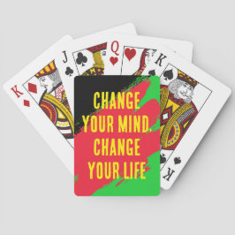 Baralho Mude de ideia, Mude sua vida (RD/GRN/BLK)