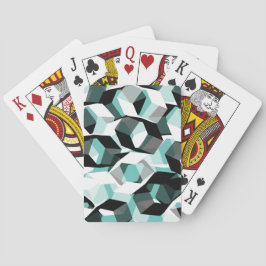 Baralho Muitos hexágonos com partes incolores, em teia cla