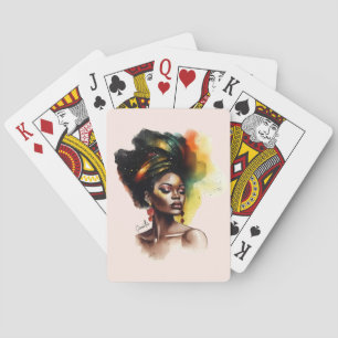 Baralho Mulher Afro-Americana Habilitada (2)