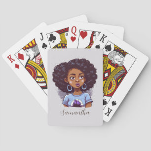 Baralho Mulher Aula e Elegante Afro