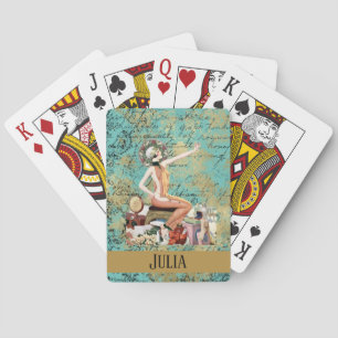 Baralho Mulher do Art Deco Personalizada