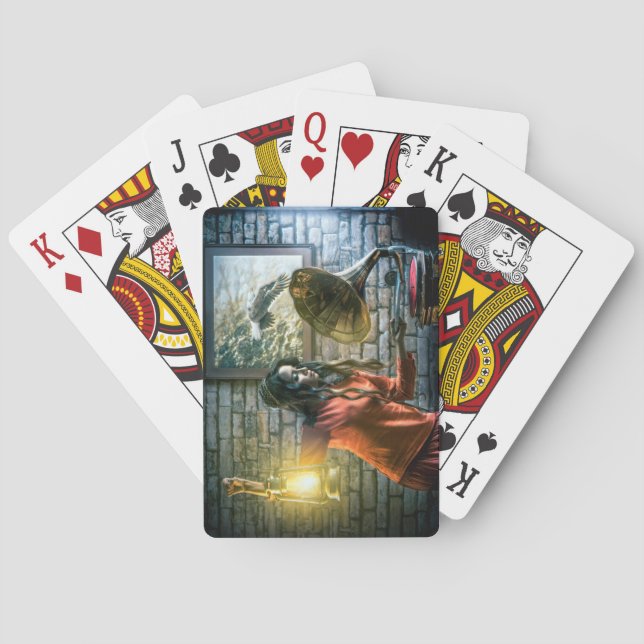 Baralho Mulher espiritual e sua música (Verso)