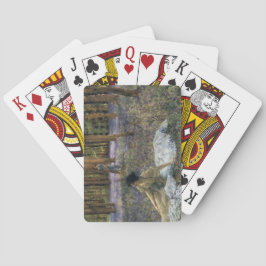 Baralho Mulheres em Floresta de Flores Bluebell