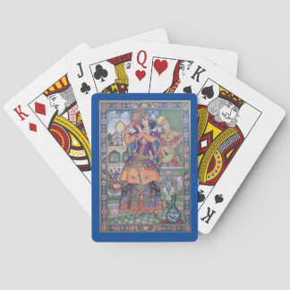 Baralho Mulheres índias Vintage jogando cartas