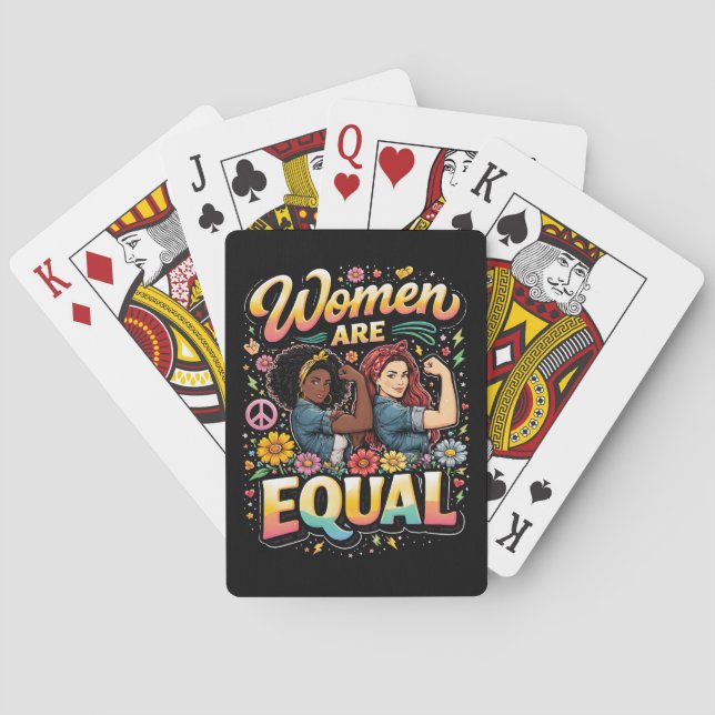 Baralho Mulheres São Iguais (Verso)