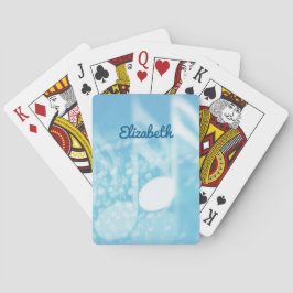 Baralho Música Azul Personalizada