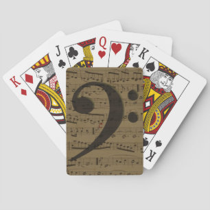 Baralho Musical Bass Clef sheet