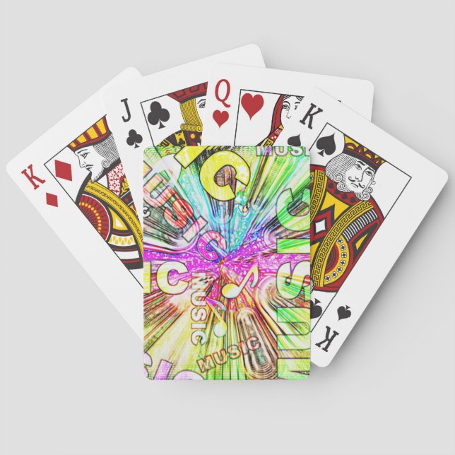 Baralho Musical Themed Playing Cards (Verso)