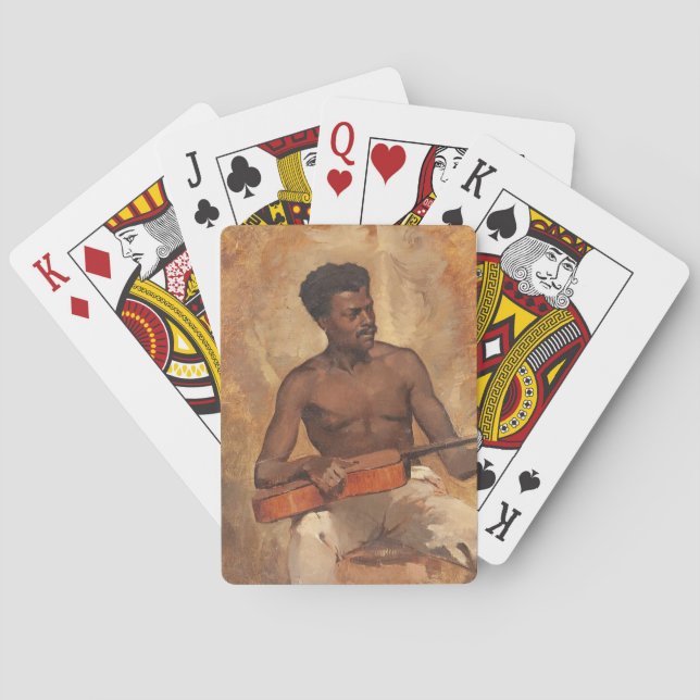 Baralho Músico de Nova Orleans (Guitarista) (Francis Mille (Verso)