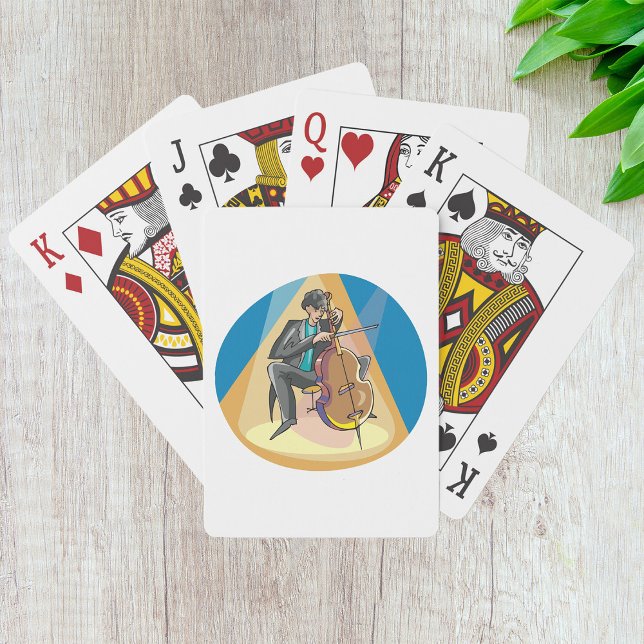 Baralho Músico Tocando O Chello (Criador carregado)