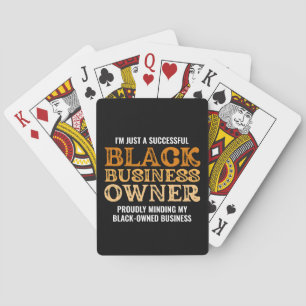 Baralho Na moda BLACK PROPRIETÁRIO DE NEGÓCIOS