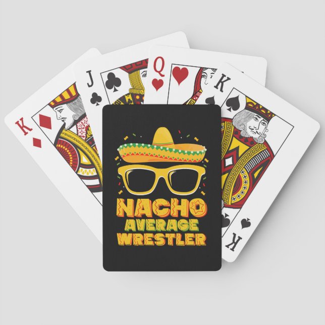 Baralho Nacho Médio Wrestler Luta Cinco de Mayo (Verso)