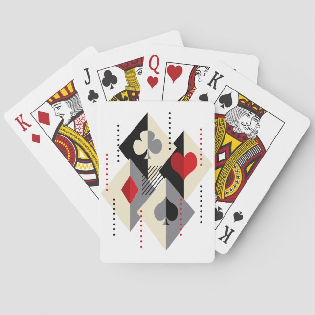 Baralho Naipe de cartas de pôquer. (Verso)