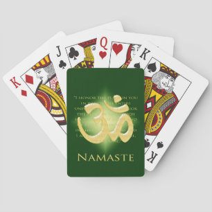 Baralho Namaste - Eu arco a você (em verde)