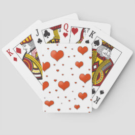 Baralho Namorados de corações para design de cartão.