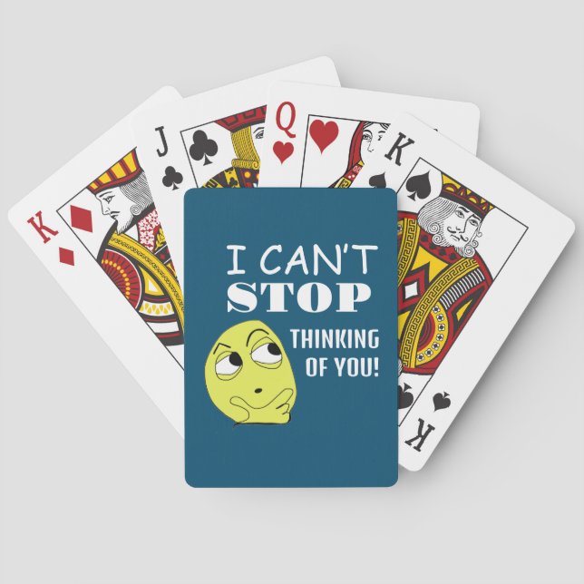 Baralho não consigo parar de pensar em você (Verso)