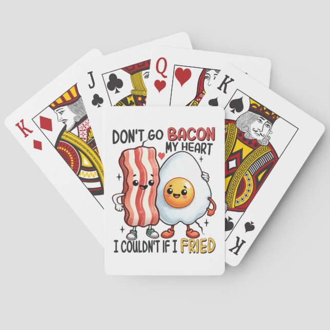 Baralho Não Deixe o Bacon Meu Coração (Verso)