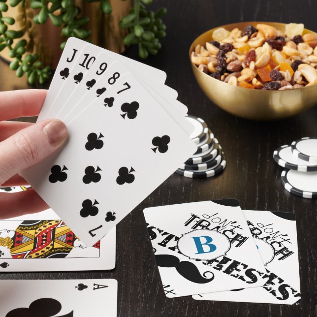 Baralho Não Lave o Hipster Retroativo do bigode (In situ)