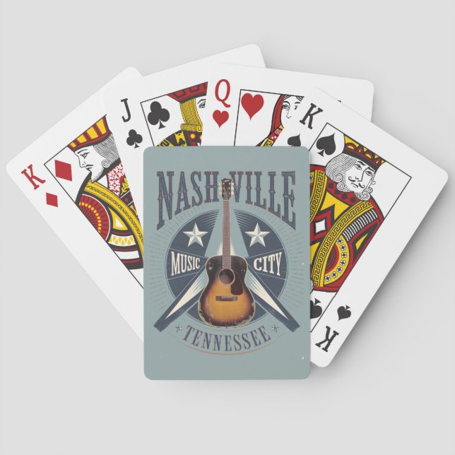 Baralho Nashville, TN - Music City USA (Verso)