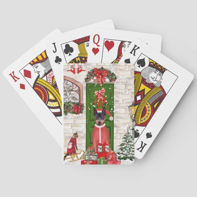 Baralho Natal do Cachorro Miniatura (Verso)