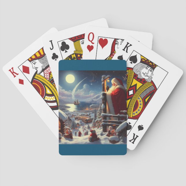 Baralho Natal Papai Noel 5 (Verso)