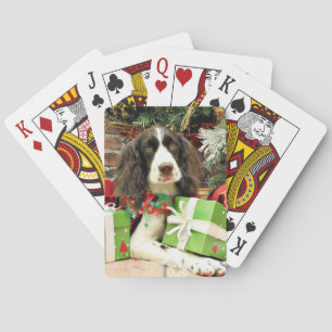 Baralho Natal - Spaniel de Springer inglês - Kinzie