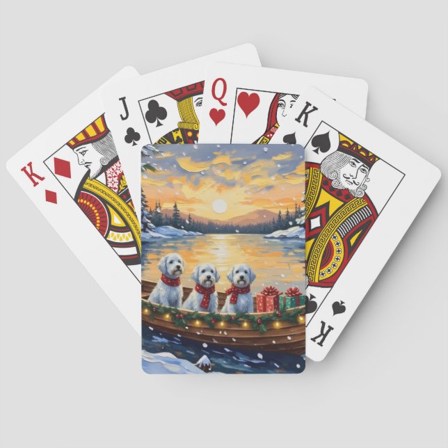 Baralho Natalino Barco de Malta Férias (Verso)