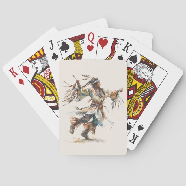 Baralho Native American Dancer Classic Playing Cards (Verso)