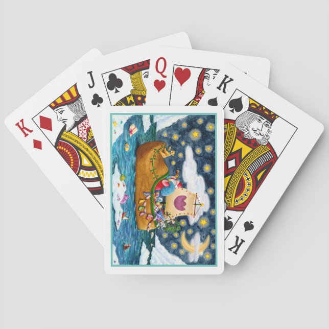 BARALHO NAVIO CALÇADO NEERLANDÊS, ICEBERGS, BALEIA, URSO (Verso)