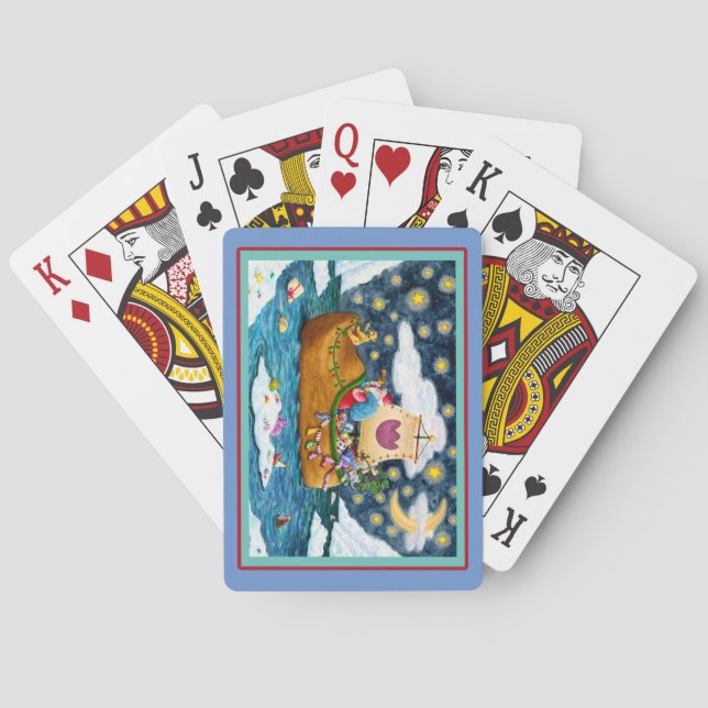 BARALHO NAVIO CALÇADO NEERLANDÊS, ICEBERGS, BALEIA, URSO (Verso)