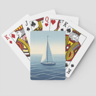 Baralho Navio de vela no alto mar