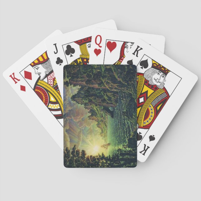 Baralho Navios: Noite do Sol (por Konstantin Bogaevsky) (Verso)