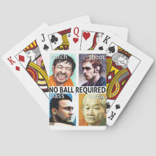 Baralho Nenhuma Bola Obrigatória jogando cartas