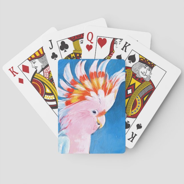 Baralho Neon Mohawk - Cockatoo Rosa (Verso)