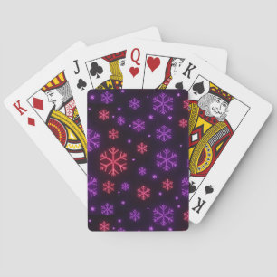 Baralho Neon Snowflakes