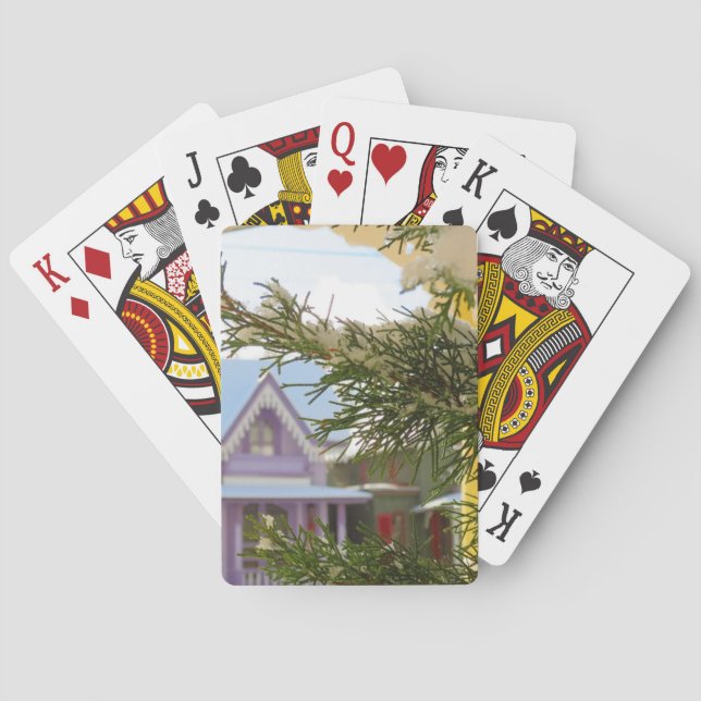 Baralho Neve, Evergreen e Cottages - Vineyard de Martha (Verso)
