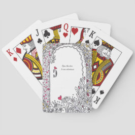 Baralho ​New Beginnings: Whimsical Floral Garden Door