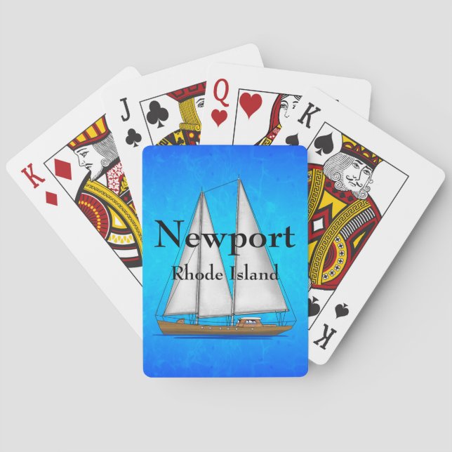 Baralho Newport Rhode - ilha (Verso)