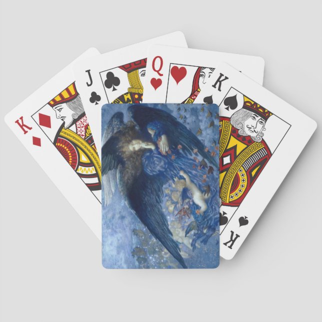 Baralho Night with her Train of Stars (Angel with Cherubs) (Verso)