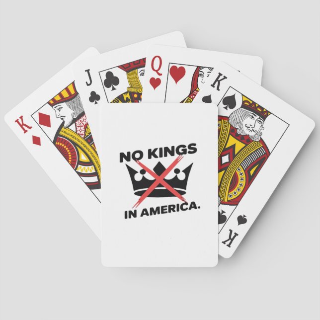 Baralho No Kings In America Anti Essential Retro Style (Verso)
