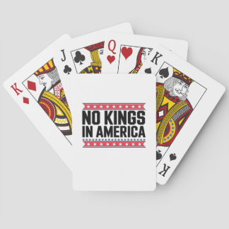 Baralho No Kings In America USA Minimal Clean