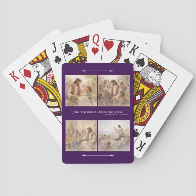 Baralho No unimportant person (Verso)